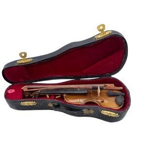 Vintage Mini Mozart Violin Replica w/ Bow Case Kolophonium Rosin Made in Holland